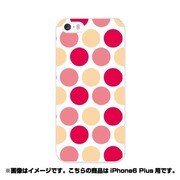 ip6l-0052-uvbase-cl [デザインケース iPhone 6 Plus/6s Plus 5.5インチ Dot Drops Berry]
