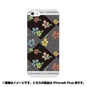 ip6l-0090-uvbase-cl [デザインケース iPhone 6 Plus/6s Plus 5.5インチ 花トレース]