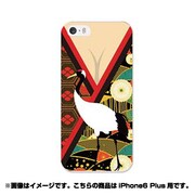 ip6l-0091-uvbase-cl [デザインケース iPhone 6 Plus/6s Plus 5.5インチ 着物ト鶴]