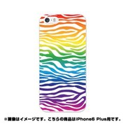 ip6l-0112-uvbase-cl [デザインケース iPhone 6 Plus/6s Plus 5.5インチ Zebra Rainbow]