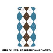 ip6l-0128-uvbase-cl [デザインケース iPhone 6 Plus/6s Plus 5.5インチ Argyle Marine]
