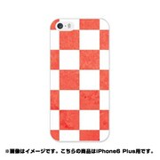 ip6l-0145-uvbase-cl [デザインケース iPhone 6 Plus/6s Plus 5.5インチ Checker RD]