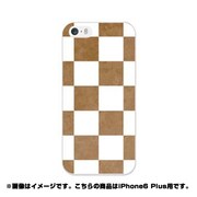 ip6l-0146-uvbase-cl [デザインケース iPhone 6 Plus/6s Plus 5.5インチ Checker BR]