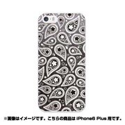ip6l-0155-uvbase-cl [デザインケース iPhone 6 Plus/6s Plus 5.5インチ ペイズリー モノクローム]