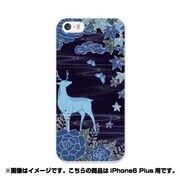 ip6l-0175-uvbase-cl [デザインケース iPhone 6 Plus/6s Plus 5.5インチ ハナフダ 紅葉ニ鹿 アオ]