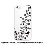 ip6l-0221-uvbase-cl [デザインケース iPhone 6 Plus/6s Plus 5.5インチ クロネコノアシアトガイッパイ]