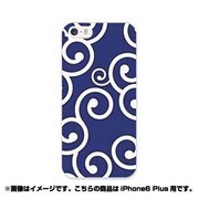 ip6l-0223-uvbase-cl [デザインケース iPhone 6 Plus/6s Plus 5.5インチ カラクサモヨウ アオ]
