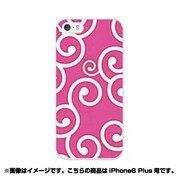 ip6l-0227-uvbase-cl [デザインケース iPhone 6 Plus/6s Plus 5.5インチ カラクサモヨウ モモ]