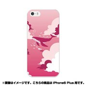 ip6l-0265-uvbase-cl [デザインケース iPhone 6 Plus/6s Plus 5.5インチ 空ノサカナ 桃]