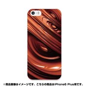 ip6l-0345-uvbase-cl [デザインケース iPhone 6 Plus/6s Plus 5.5インチ Melt Chocolate]