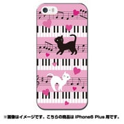 ip6l-0429-uvbase-cl [デザインケース iPhone 6 Plus/6s Plus 5.5インチ 音楽好きなネコ]