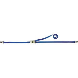 R05KAB010-AB030A [ラッシングベルト ベルト荷締機 ラチェットバックル式 両端ナローフック付]