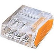 WGT-3-PK [差込コネクタ 3穴用 13個入 オレンジ]