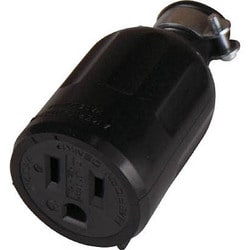 7114GR [平刃形 ゴムコネクタボディ 接地2P15A125V]