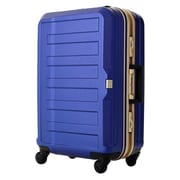 スーツケース 旅行日数目安:2~3泊 47L TSAロック搭載 シボ加工フレームキャリー ネイビー 5088-55 NV