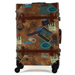 【完売品　値下げ】WORLD Trunk/BR地図柄トランクケース Amazon | [アウトレット] WORLD TRUNK ワールドトランク スーツ
