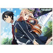 ソードアート・オンラインII A3クリアポスター キリト＆アスナ [キャラクターグッズ]