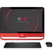 HP ENVY Beats 23-n130jp/23型/HDD1TB/Windows 8.1/DVDスーパーマルチドライブ/ブラック/ブリリアントレッド J1F49AA-AAAA