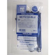 MCTS150-BLU [メタルコンテントタイ 幅3.5×長さ153mm 屋内用 100本入 青]