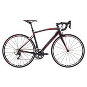 ロードバイク RIDE 400 47cm 700×25C 外装22段変速(フロント2段×リア11段) シルクブラック/DKグレー(シグナルレッド) AMR040475 EKK8
