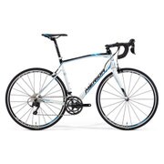 ロードバイク RIDE 400 50cm 700×25C 外装22段変速(フロント2段×リア11段) ホワイト/ブラック(プロセスブルー) AMR040505 EWKN