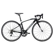ロードバイク RIDE 410 42cm 700×25C 外装22段変速(フロント2段×リア11段) ブラック/ホワイト AMR041425 EKW6