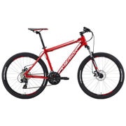 マウンテンバイク MATTS 6.15-MD 41cm 26型 外装24段変速（フロント3段×リア8段） レッド（ホワイト/ブラック） BM615415 ER11