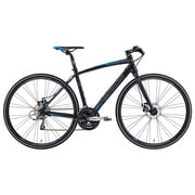 ロードバイク GRAN SPEED 100MD 52cm 700×32C 外装24段変速（フロント3段×リア8段） シルクブラック（プロセスブルー/D.グレー） AMGS10525 EK09