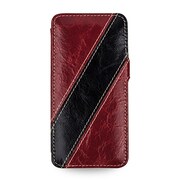 CBR-APIP6LMS4RROBZ [BONRONI Premium Leather Case for iPhone 6 Plus/6s Plus Zeus 赤/黒]