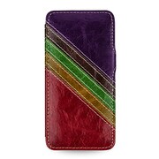 CBR-APIP6LMS4APRR07Z3 [BONRONI Premium Leather Case for iPhone 6 Plus/6s Plus Zeus III 紫/赤]
