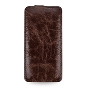 CBR-APIP6LAAEACB [BONRONI Premium Leather Case for iPhone 6s Plus/6 Plus Flip 濃茶]