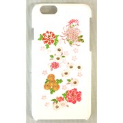 I6-MK0-010 [iPhone 6 4.7インチ用ケース 華尽くし 白]