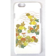 I6-MK0-013 [iPhone 6 4.7インチ用ケース 小菊 白]