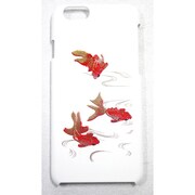 I6-MK0-017 [iPhone 6 4.7インチ用ケース 金魚 白]