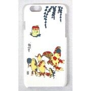 I6-MK0-029 [iPhone 6 4.7インチ用ケース 金魚づくしぼんぼん 白]