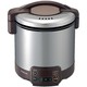 こがまる タイマー＆ジャー付 ガス炊飯器 5合炊きタイプ 1～5合 LPガス ダークブラウン 111-R542-LP