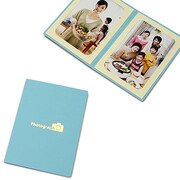 ポケット台紙 Photograph/カメラ L2面(タテ) ブルー メッセージカード付