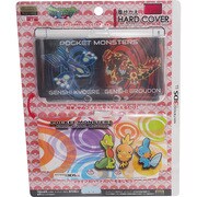 P061 [3DS LL用 着せ替えハードカバーforニンテンドー3DS LL 同心円]