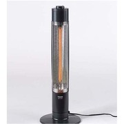 遠赤外線シーズヒーター 800W 転倒時電源OFF 首振り機能付 ブラック DBTS-A08(H)