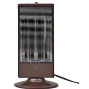 遠赤外線シーズヒーター 1000/500W 転倒時電源OFF 首振り機能付 カッパーブラウン DB-J102（T）