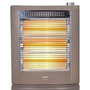 遠赤外線電気ストーブ 990/660/330W 転倒時電源OFF ブラウンメタリック DSE-C104(N)