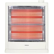 電気ストーブ 800/400W 転倒時電源OFF ホワイト DS-D085(W)