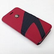 AR-SSHFCIP6S-4C/D2RD [iPhone 6 4.7インチ ALFAROMEOライセンスケース 手帳型ケース レッド]