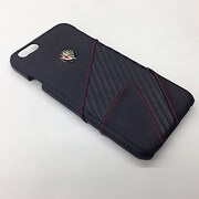 AR-HCIP6S-4C/D2BK [iPhone 6/6s 4.7インチ ALFAROMEOライセンスケース 本革ハードケース ブラック]