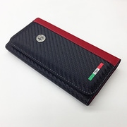 AR-PWS5-4C/D3RD [iPhone 6/6s 4.7インチ ALFAROMEOライセンスケース ブラック/レッド]