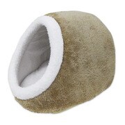 ペット用ベッド [ペットプロ 犬猫用 ソフトボアドーム  ベージュ]