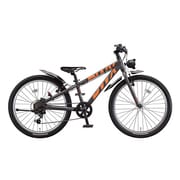 子ども用自転車 BWX STREET 20型 外装6段変速 ガンメタリック&オレンジ BXS064