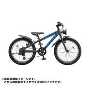 子ども用自転車 BWX STREET 20型 外装6段変速 ガンメタリック&ブルー BXS064