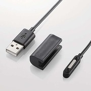 MPA-AXPC05BK [Xperia用 マグネット充電端子ケーブル クリップ付 0.5m ブラック]