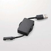 MPA-AXPR07BK [Xperia用 マグネット充電端子ケーブル 巻取り 0.7m ブラック]